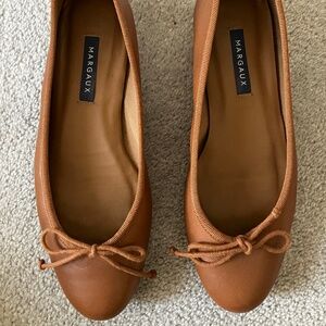 Margaux DEMI Ballerina Flat in Saddle 38 M